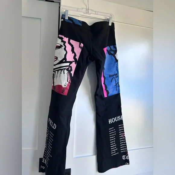 Patricia Field Vintage Y2K Flare Concert Pants Rare Designer size M - Picture 3 of 4